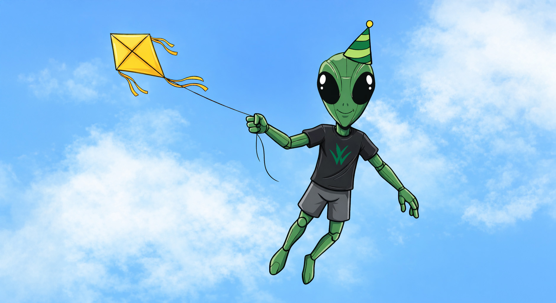 420 Alien Kite